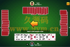 P237-HTML5红心扑克牌游戏源码